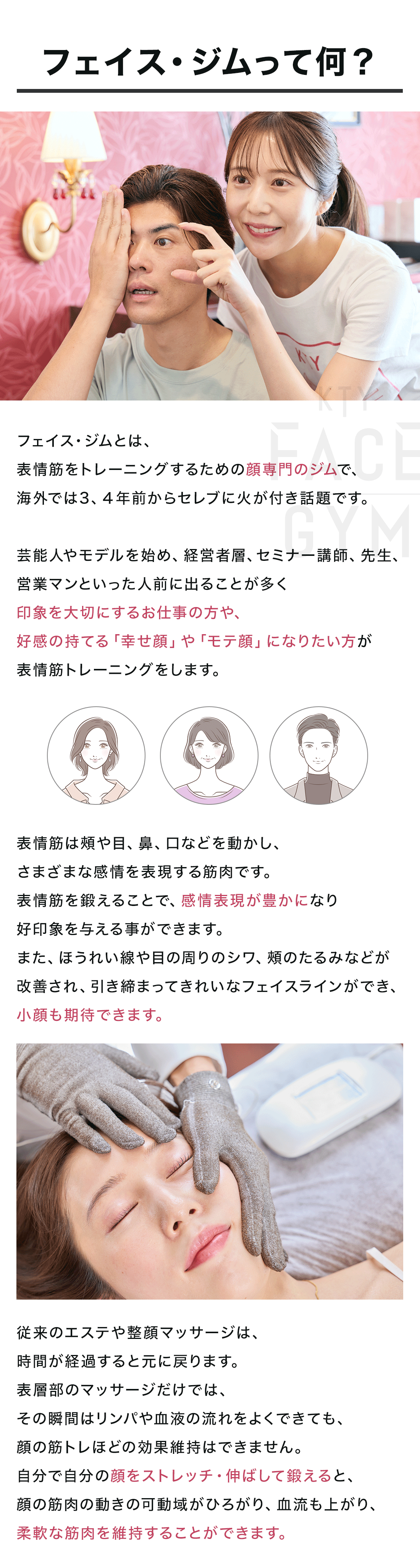 フェイス・ジムって何？