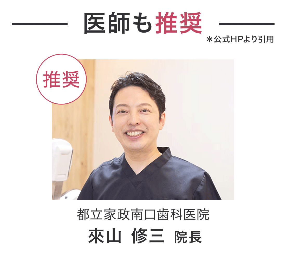 医師の推薦